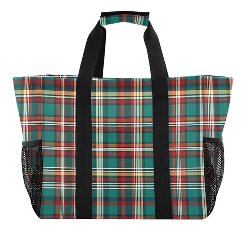ISAOA Strandtasche für Damen, groß, wasserdicht, für Reisen, Pool, Yoga, Krankenschwester, Einkaufstasche, Rot und Grün ISAOA Strandtasche für Damen, groß, wasserdicht, für Reisen, Pool, Yoga, Krankenschwester, Einkaufstasche, Rot und Grün von ISAOA