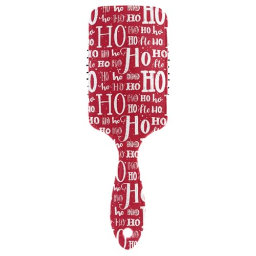 Massage-Haarbürste, Kamm für Männer, Frauen und Kinder, Weihnachts-Design, Haarbürste für langes, dickes, lockiges, gewelltes, trockenes und geschädigtes Haar von ISAOA