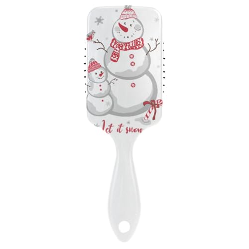 Massage-Haarbürste für Männer, Frauen und Kinder, Weihnachts- und Neujahrshaarbürste für langes, dickes, lockiges, gewelltes, trockenes und geschädigtes Haar von ISAOA