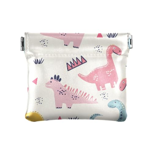 Mini-Geldbörse mit Cartoon-Dinosaurier-Motiv, für Damen, Mädchen, Herren von ISAOA