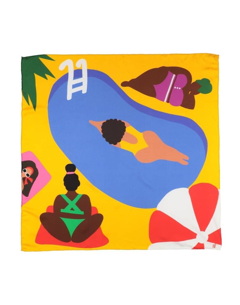 ISAURE ATELIER Schal Damen Gelb von ISAURE ATELIER