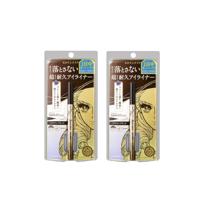 ISEHAN - Kiss Me Heroine Make Prime Liquid Eyeliner Rich Keep - 0.4ml - 02 Dark Brown (2er) Set von ISEHAN