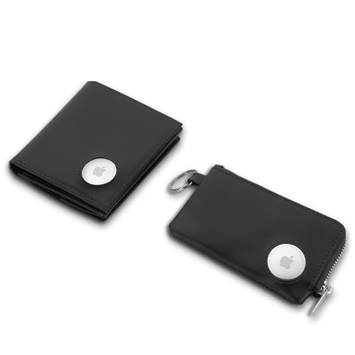 ISENTIALS Airtag Geldbörse mit Münzfach I Apple Airtag Leder Portemonnaie Herren mit RFID Schutz I Leder Geldbeutel 11 Karten I Slim Wallet I Smart Wallet I Air Tag Fach (Set schwarz + Schlüsseletui) ISENTIALS Airtag Geldbörse mit Münzfach I Apple Airtag Leder Portemonnaie Herren mit RFID Schutz I Leder Geldbeutel 11 Karten I Slim Wallet I Smart Wallet I Air Tag Fach (Set schwarz + Schlüsseletui) von ISENTIALS