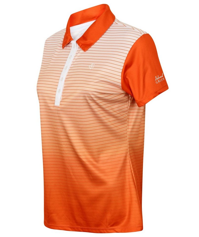 ISLAND GREEN Poloshirt Poloshirt Damen Top modisches Polo-Shirt Tennis T-Shirt bunt (1-tlg) atmungsaktiv ISLAND GREEN Poloshirt Poloshirt Damen Top modisches Polo-Shirt Tennis T-Shirt bunt (1-tlg) atmungsaktiv von ISLAND GREEN