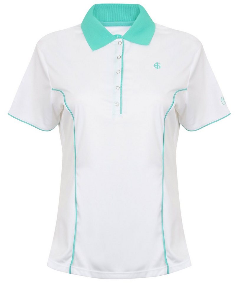 ISLAND GREEN Poloshirt Poloshirt Damen Top modisches Polo-Shirt Tennis T-Shirt bunt (1-tlg) atmungsaktiv ISLAND GREEN Poloshirt Poloshirt Damen Top modisches Polo-Shirt Tennis T-Shirt bunt (1-tlg) atmungsaktiv von ISLAND GREEN