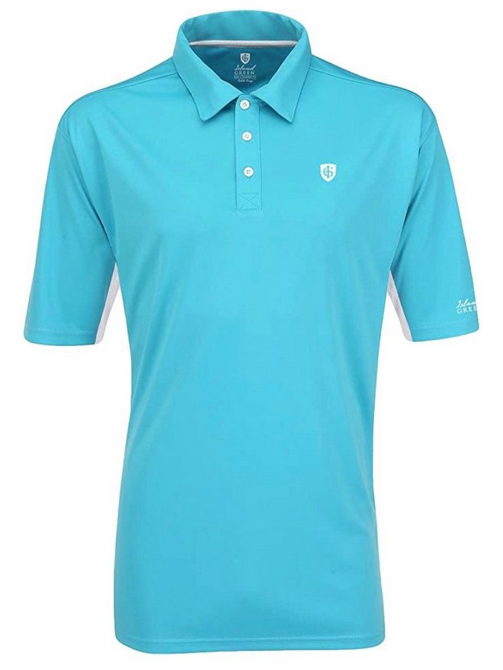 ISLAND GREEN Poloshirt Herren Poloshirt atmungsaktives Hightech-Material von ISLAND GREEN