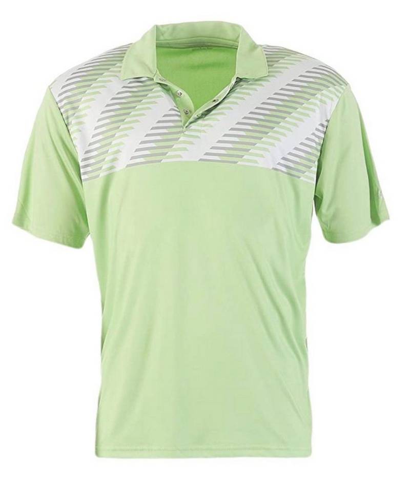 ISLAND GREEN Poloshirt Poloshirt Golfshirt Herren modisches T-Shirt Tennis Shirt Golf-Polo Funktionsmaterial mit Knopfleiste von ISLAND GREEN