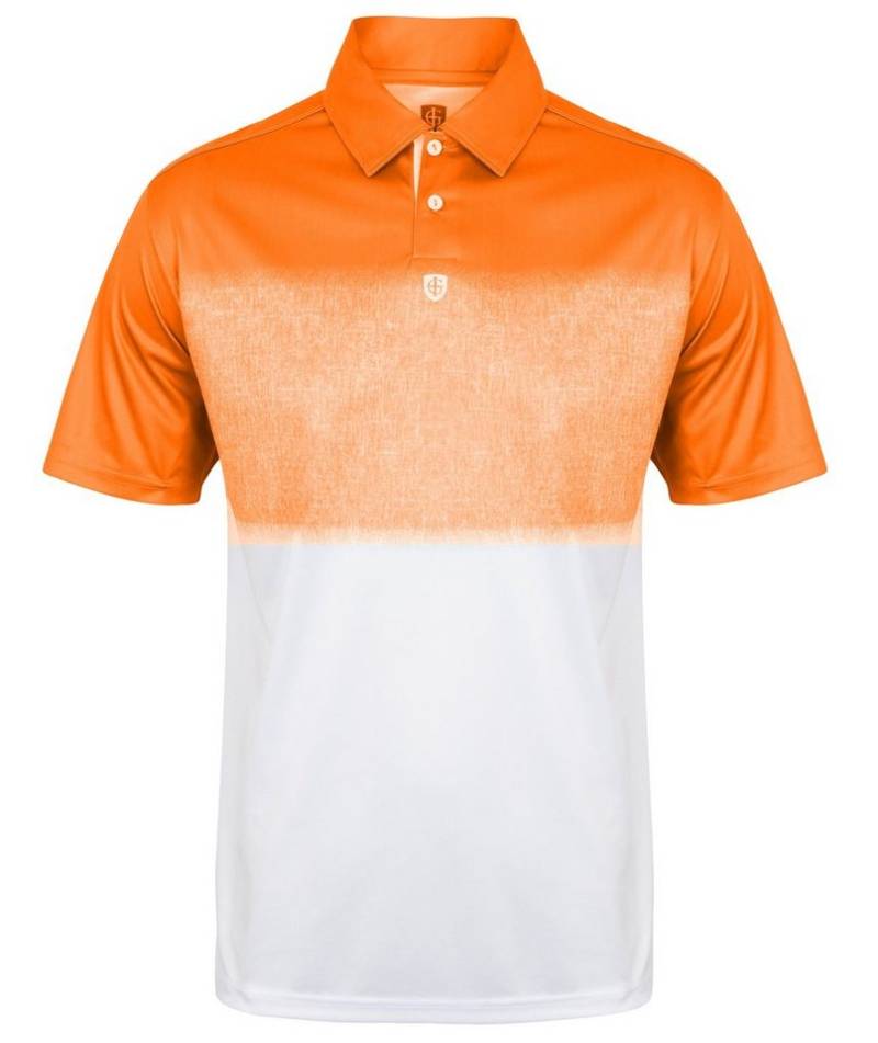 ISLAND GREEN Poloshirt Poloshirt Golfshirt Herren modisches T-Shirt Tennis Shirt Golf-Polo Funktionsmaterial mit Knopfleiste von ISLAND GREEN