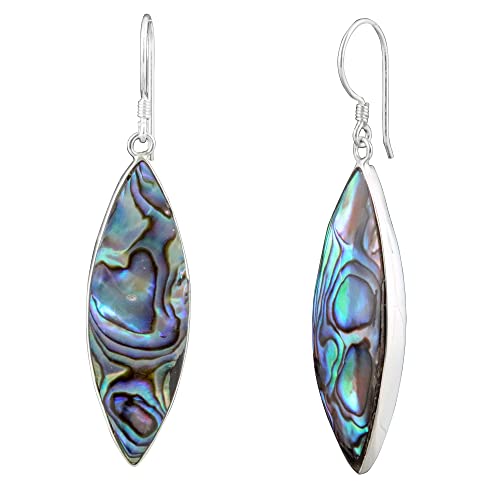 ISLAND PIERCINGS 925er Silber und Abalone Perlmutt Ohrringe Hänger SER365 ISLAND PIERCINGS 925er Silber und Abalone Perlmutt Ohrringe Hänger SER365 von Island Piercings