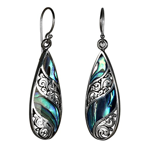 ISLAND PIERCINGS 925er Silber und Abalone Perlmutt Ohrringe Hänger Tropfen SER332 ISLAND PIERCINGS 925er Silber und Abalone Perlmutt Ohrringe Hänger Tropfen SER332 von Island Piercings