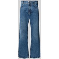 ISNURH Flared Fit Jeans aus reiner Baumwolle in Jeansblau, Größe L von ISNURH