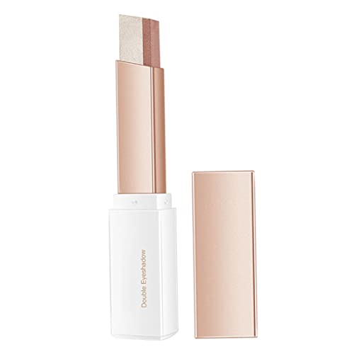 Doppelfarbe Lidschattenstock 2 in 1 Gradient Schimmer Lidschatten Augen Make -up 2, 5 g Style6 Lidschatten Doppelfarbe Lidschattenstock 2 in 1 Gradient Schimmer Lidschatten Augen Make -up 2, 5 g Style6 Lidschatten von ISOYTERO