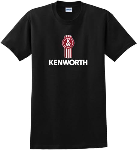 Kenworth Trucks Emblem T-Shirt Choose Color Fashion for Men Black L von ISPIRIT