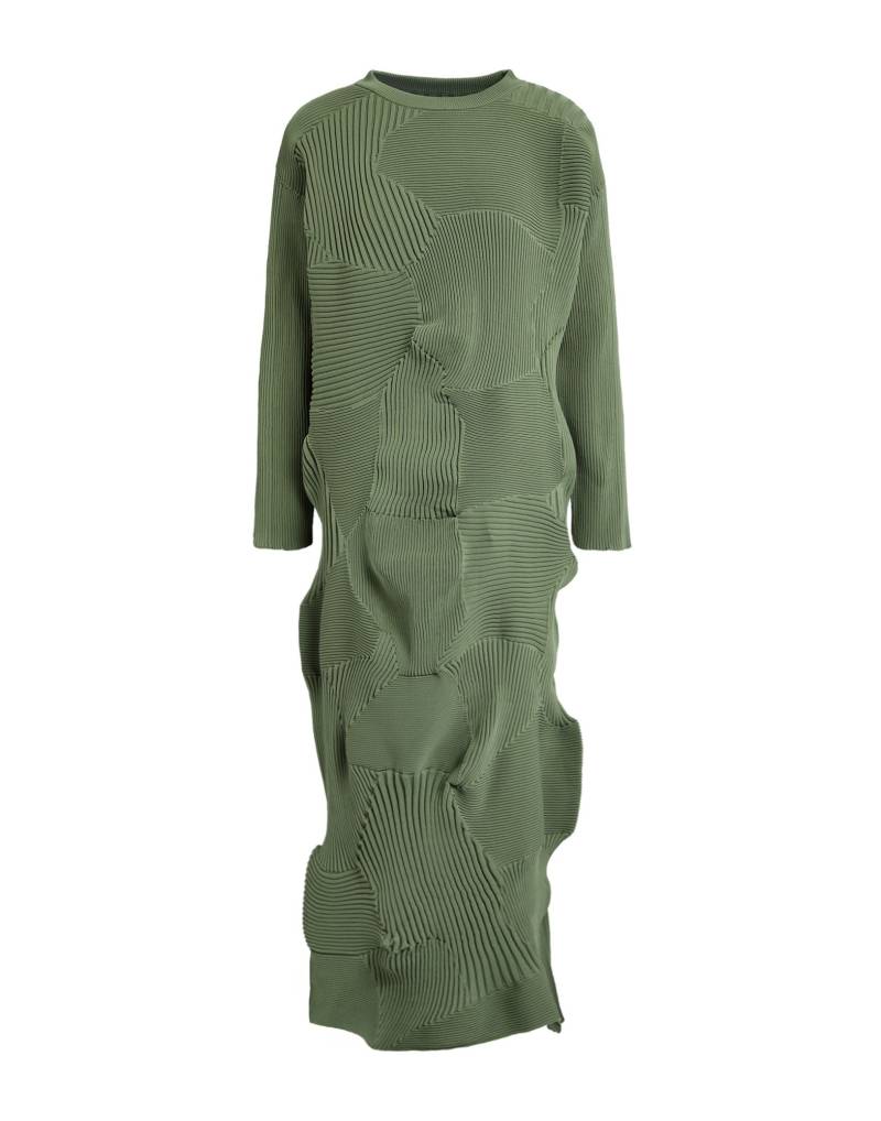 ISSEY MIYAKE Midi-kleid Damen Militärgrün von ISSEY MIYAKE