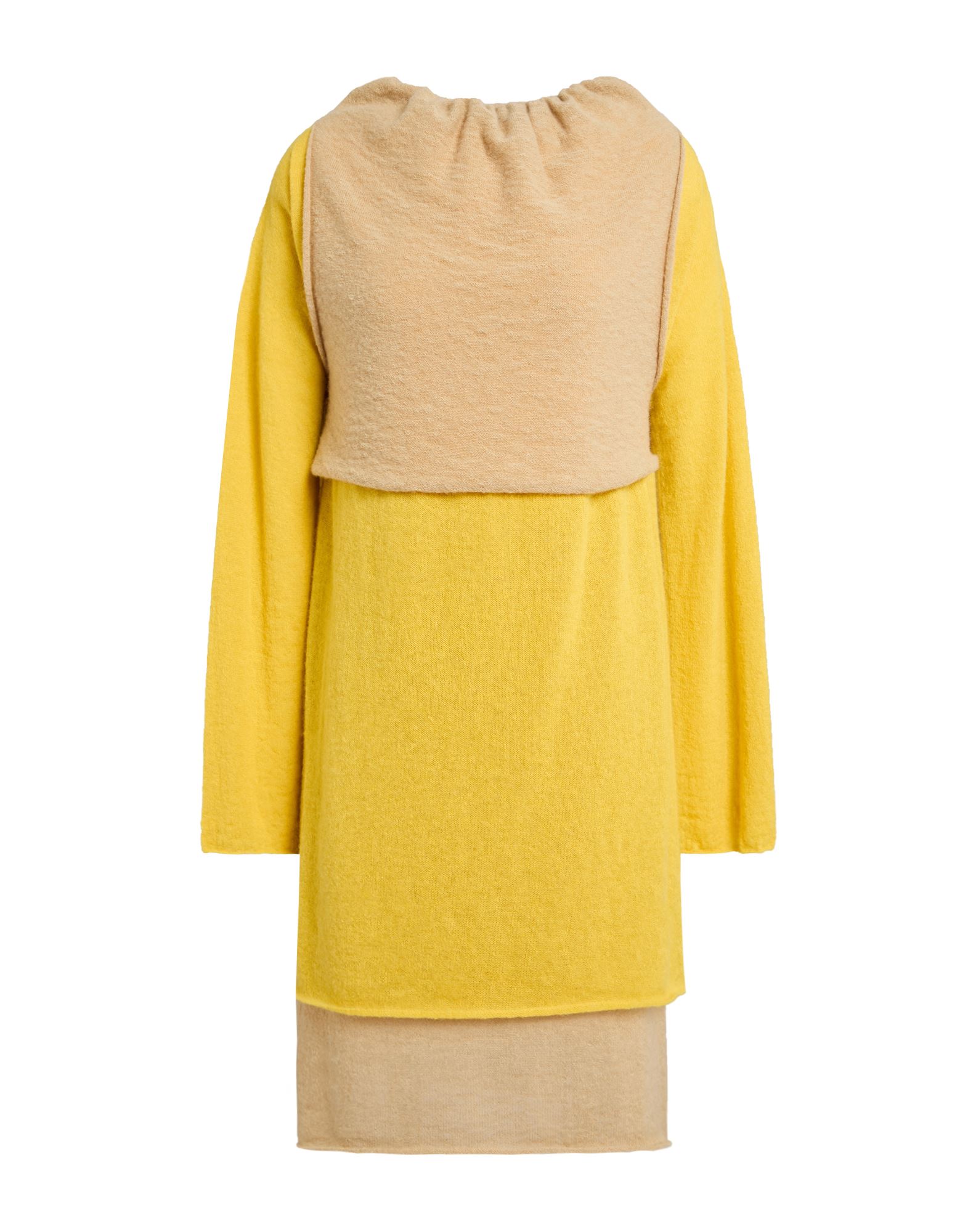 ISSEY MIYAKE Mini-kleid Damen Gelb ISSEY MIYAKE Mini-kleid Damen Gelb von ISSEY MIYAKE