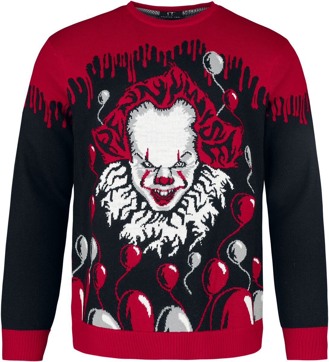 ES Strickpullover - It Chapter 2 - Pennywise - M bis XXL - für Männer - Größe L - multicolor  - EMP exklusives Merchandise! von ES