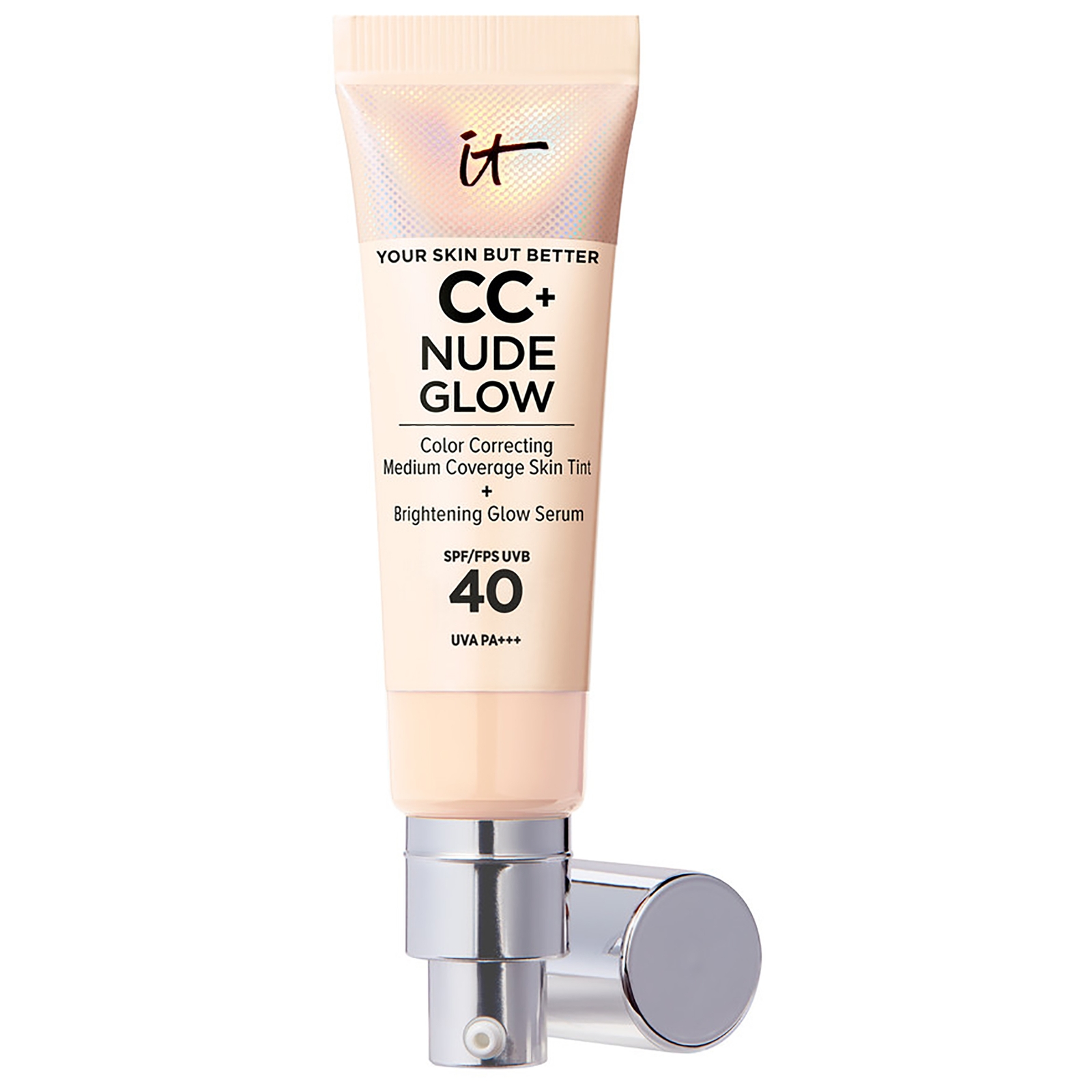 IT Cosmetics CC+ and Nude Glow Lightweight Foundation and Glow Serum with SPF40 32ml (Various Shades) - Fair Light von IT Cosmetics