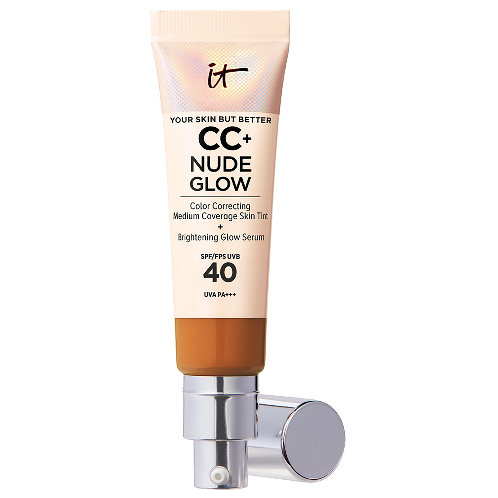 IT Cosmetics CC+ and Nude Glow Lightweight Foundation and Glow Serum with SPF40 32ml (Various Shades) - Rich von IT Cosmetics