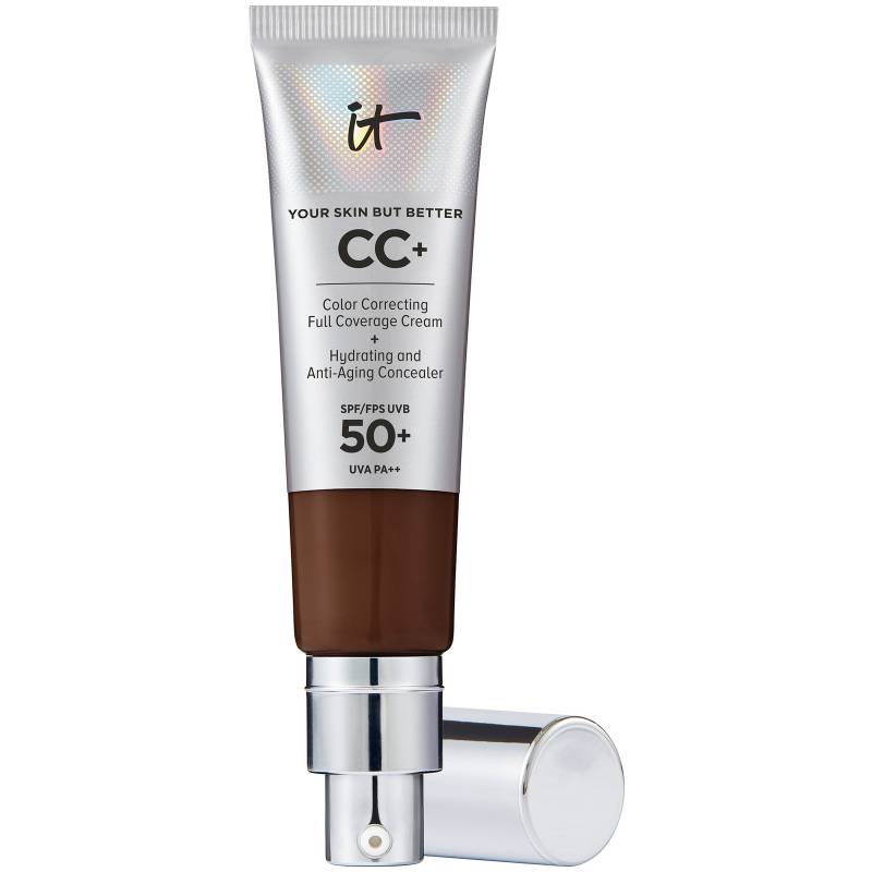 IT Cosmetics Your Skin But Better CC+ Creme mit LSF 50 32 ml (Verschiedene Farbtöne) - Deep Mocha von IT Cosmetics