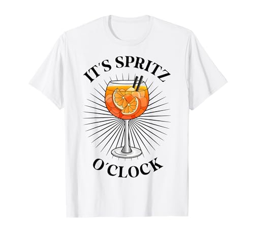 IT’S SPRITZ O'CLOCK X NEW CIRCLE SPRITZ LOGO JGA CREW Fun T-Shirt Damen Weiß Small Klassische Passform Klassisch geschnitten Crew-Ausschnitt Kurzarm Sommer Legere Freizeitbekleidung IT’S SPRITZ O'CLOCK X NEW CIRCLE SPRITZ LOGO JGA CREW Fun T-Shirt Damen Weiß Small Klassische Passform Klassisch geschnitten Crew-Ausschnitt Kurzarm Sommer Legere Freizeitbekleidung von IT’S SPRITZ O'CLOCK X NEW CIRCLE SPRITZ CLUB #1