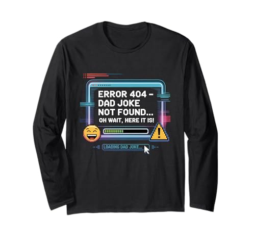 Geek Dad Nerd Lustiger Vatertags-IT-Profi für Herren Langarmshirt von IT professional Dad Geeky Fathers Day Clothes