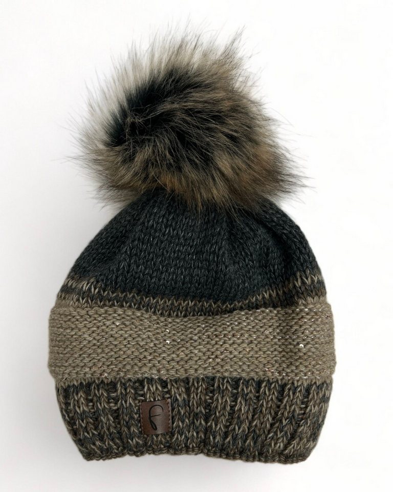 ITALY VIBES Bommelmütze – Wintermütze mit Pailletten und Bommel - ONE SIZE von ITALY VIBES