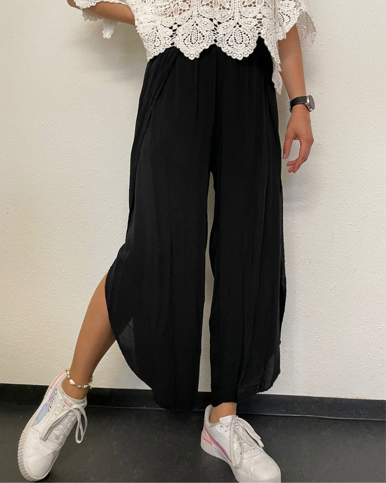 ITALY VIBES Haremshose VITTORIA - Hose - luftige trendige Sommerhose - ONE SIZE passt hier Gr. XS - L von ITALY VIBES