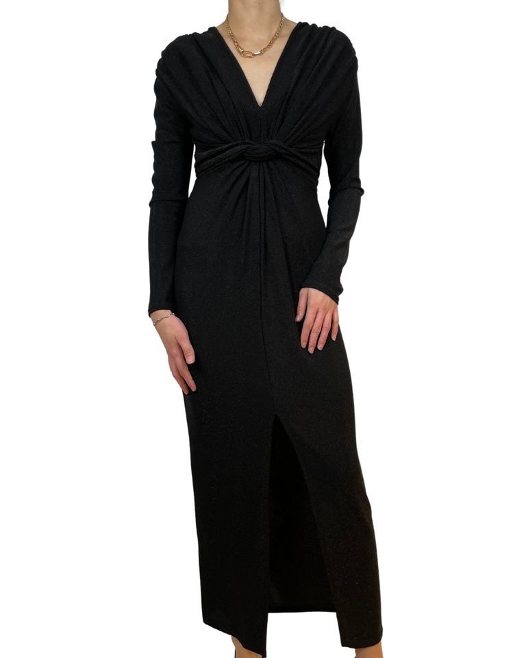 ITALY VIBES Maxikleid – Eleganz und Glanz vereint - ONE SIZE passt hier Gr. XS - M von ITALY VIBES
