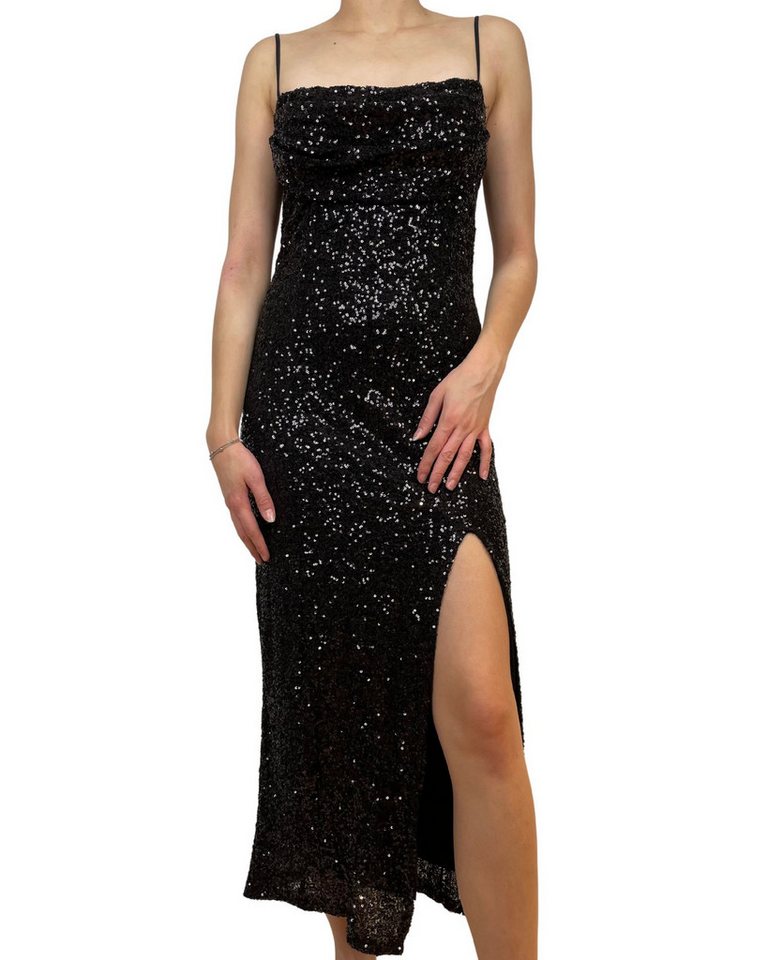 ITALY VIBES Paillettenkleid SHINE - Glitzer - Abendkleid - Cocktailkleid - Kleid - ONE SIZE passt hier Gr. XS - M von ITALY VIBES