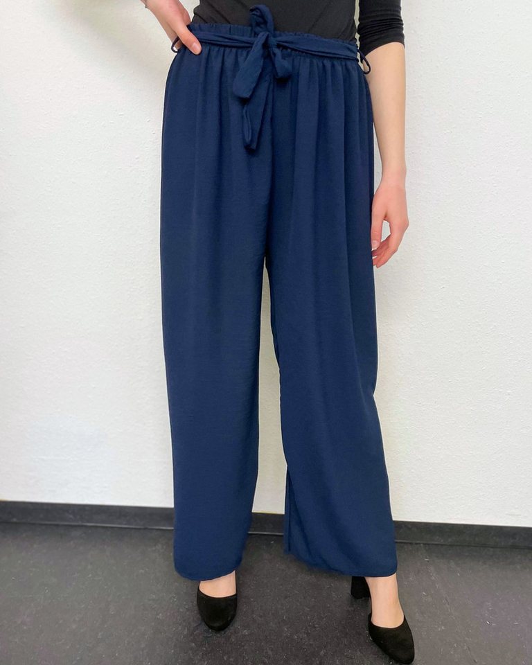 ITALY VIBES Palazzohose - DILETTA - luftige Palazzohose - weite Hose - ONE SIZE passt hier Gr. XS - L von ITALY VIBES