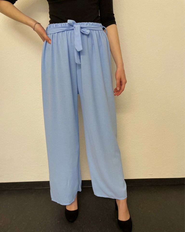 ITALY VIBES Palazzohose - DILETTA - luftige Palazzohose - weite Hose - ONE SIZE passt hier Gr. XS - L von ITALY VIBES