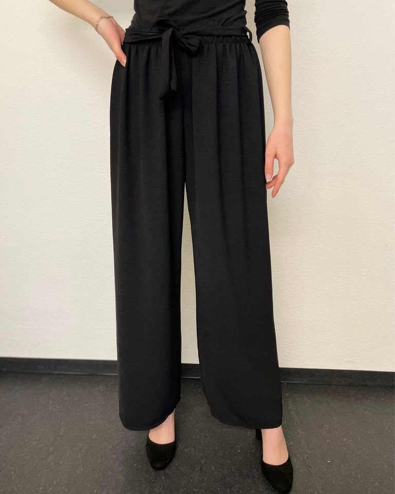 ITALY VIBES Palazzohose - DILETTA - luftige Palazzohose - weite Hose - ONE SIZE passt hier Gr. XS - L von ITALY VIBES