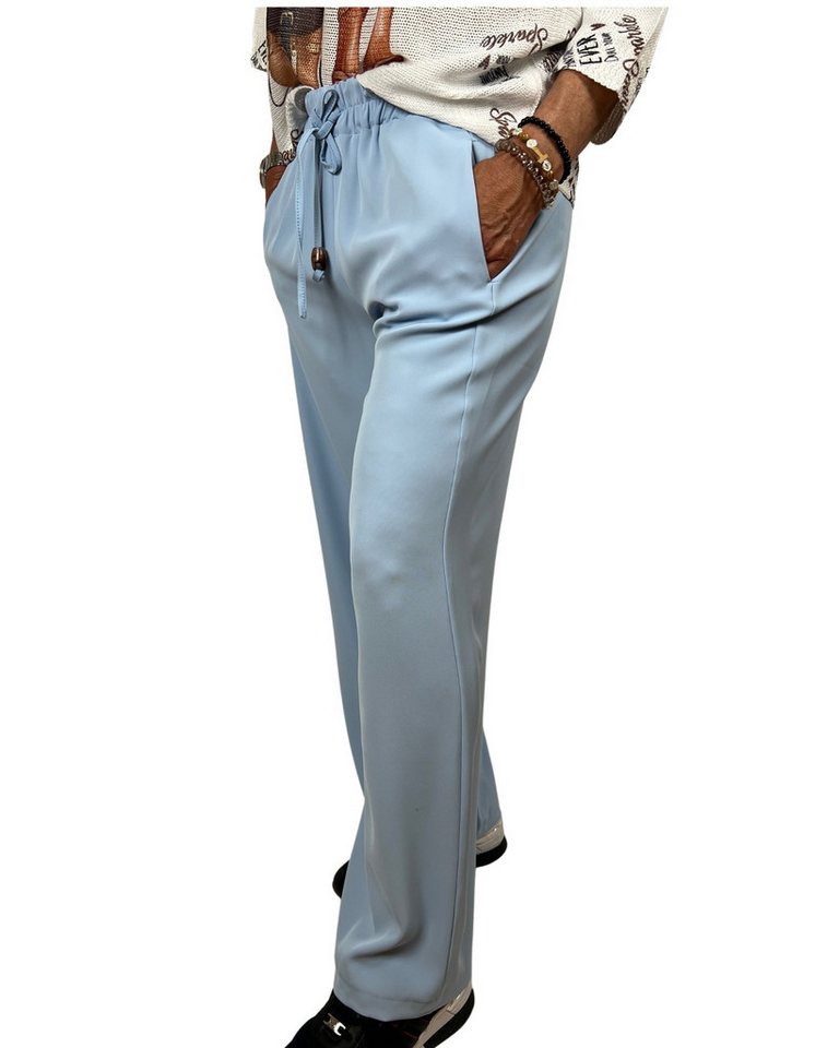 ITALY VIBES Palazzohose ELENI - Weite Hose - stylisch und bügelfrei für jeden Anlass - ONE SIZE passt hier Gr. S-L von ITALY VIBES