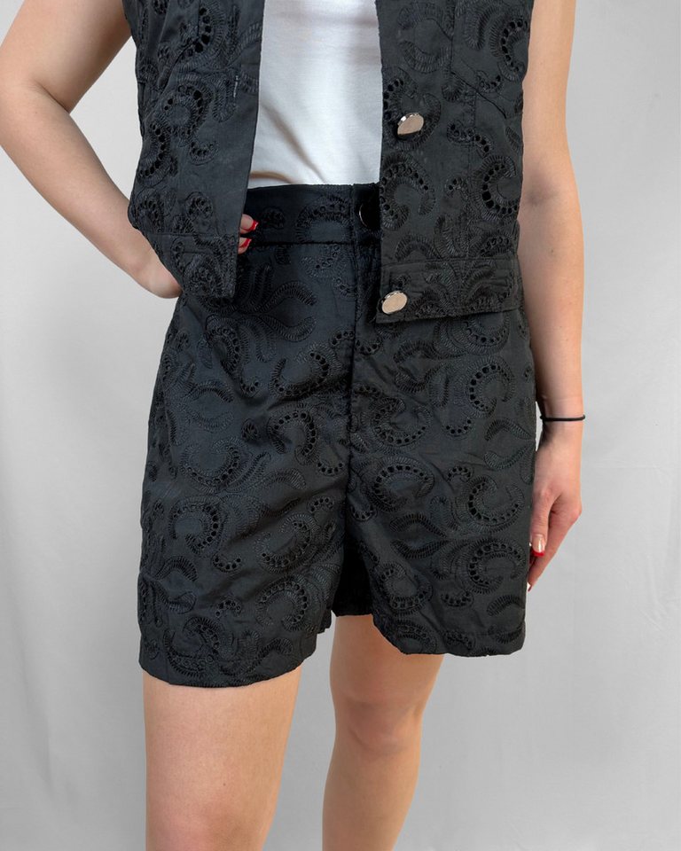 ITALY VIBES Shorts – Damen Shorts – Sommerliche Häkel-Shorts – Kurze Hose mit Loc - ONE SIZE passt hier Gr. XS - L von ITALY VIBES
