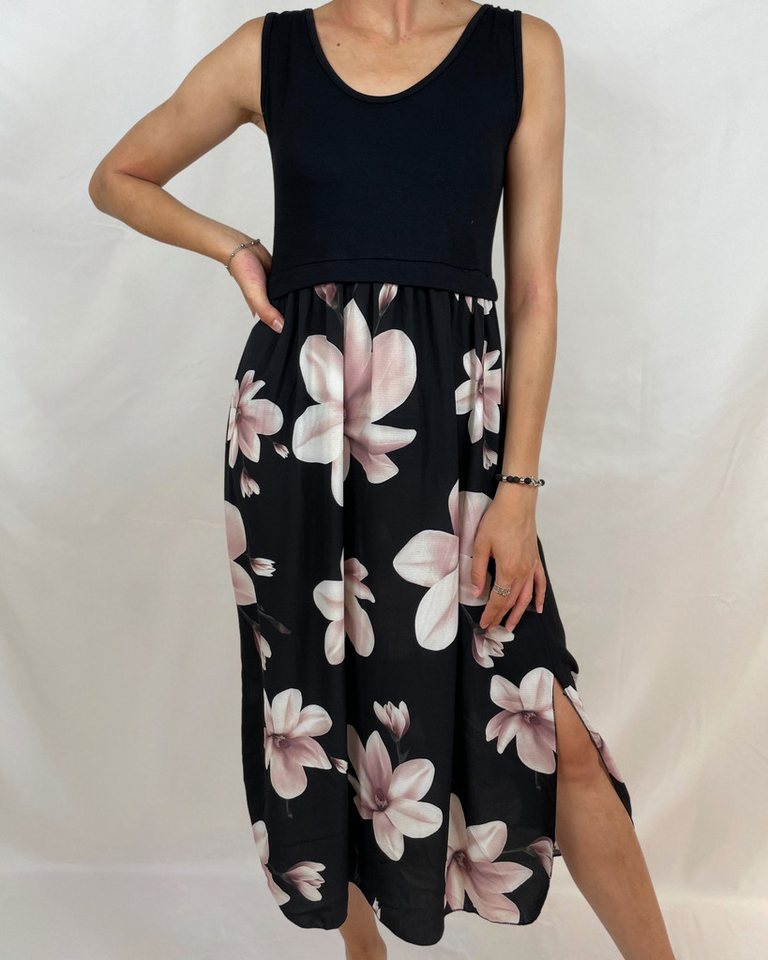 ITALY VIBES Sommerkleid - Kleid AMELIA - Shirtkleid - feminines Animal Print Kleid - ONE SIZE (Gr. XS - M) von ITALY VIBES