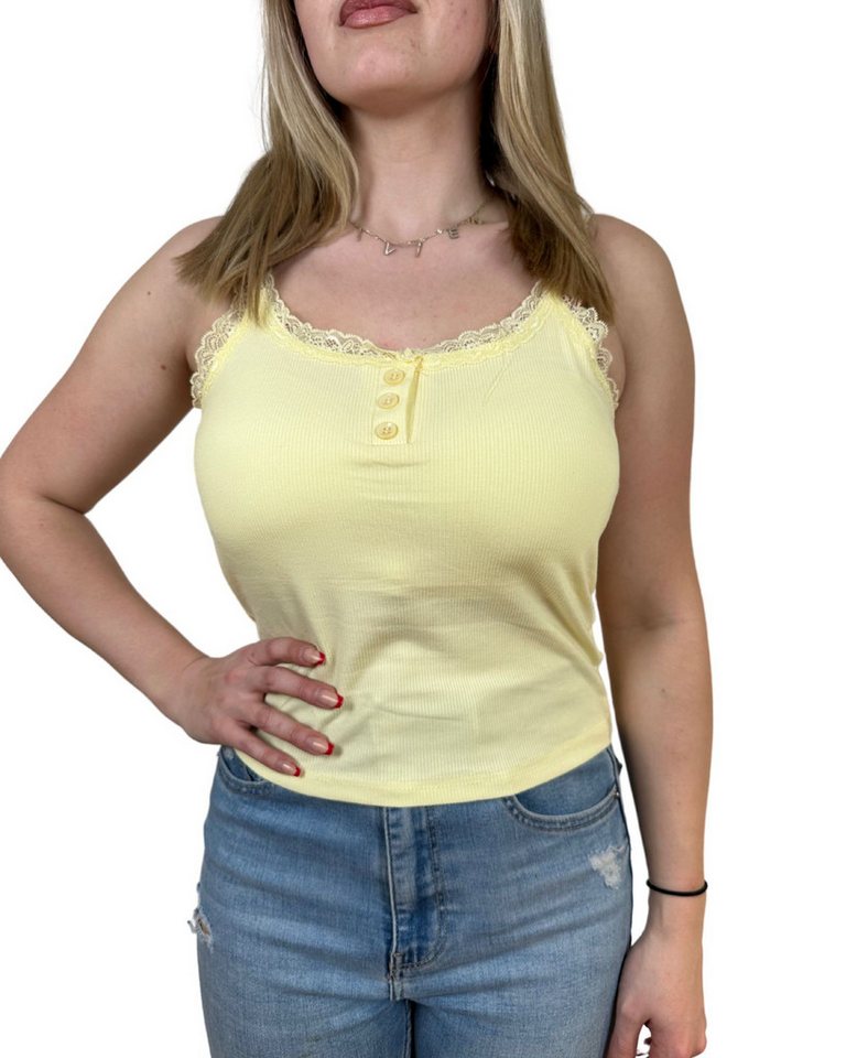 ITALY VIBES Spitzentop - Elegantes und feminines ITALY VIBES Top SMERELLA - One Size (passt XS - L) von ITALY VIBES