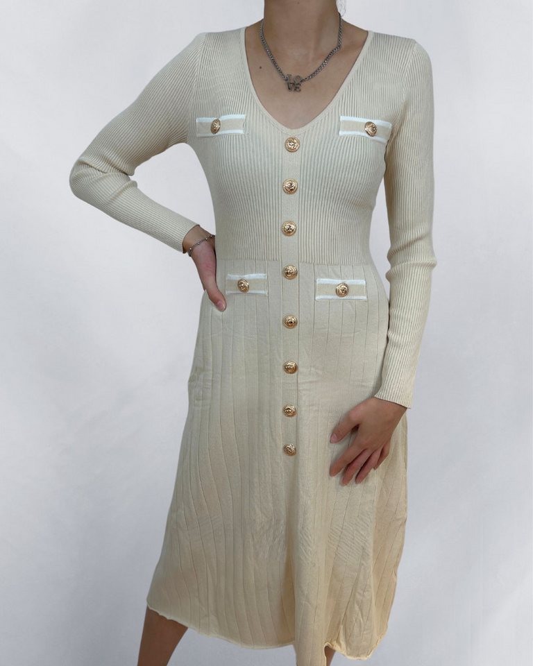 ITALY VIBES Strickkleid ITALY VIBES Strickkleid NORITA - ONE SIZE passt hier Gr. S - L von ITALY VIBES