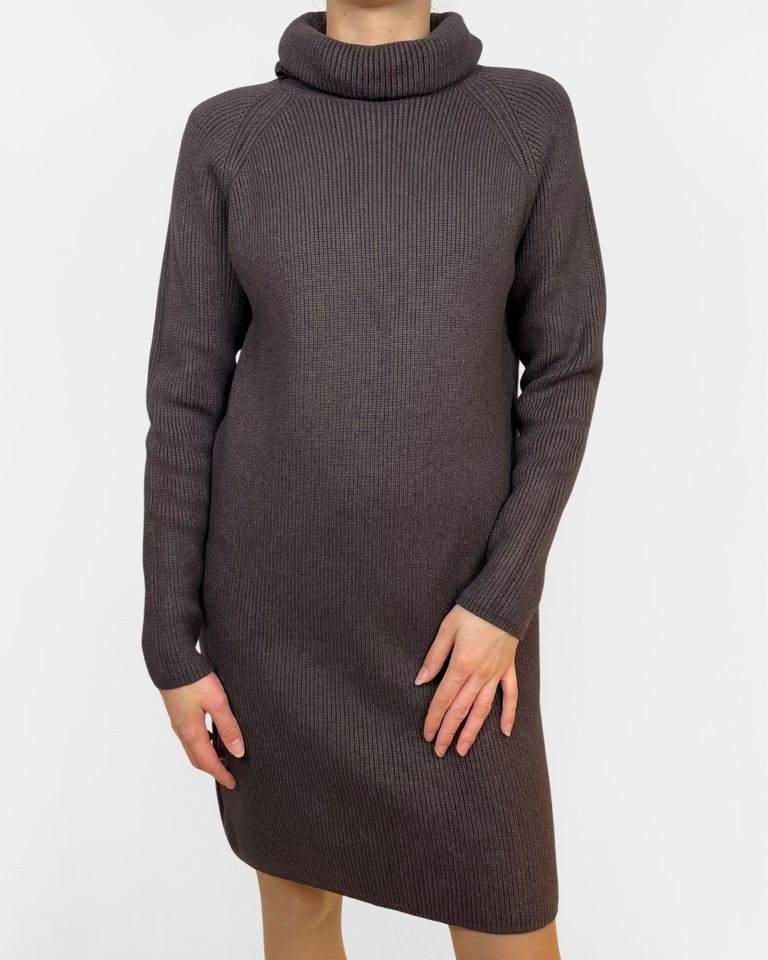 ITALY VIBES Strickkleid - modisches Kleid TACY mit Rollkragen - ONE SIZE passt hier Gr. S - L von ITALY VIBES