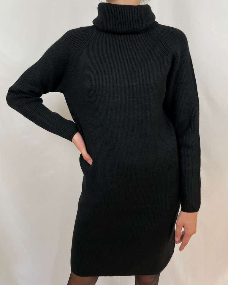 ITALY VIBES Strickkleid - modisches Kleid TACY mit Rollkragen - ONE SIZE passt hier Gr. S - L von ITALY VIBES