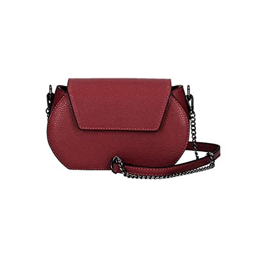 ITALYSHOP24-COM OBC Made in Italy Damen Leder Tasche Kroko Prägung oder Glattleder Umhängetasche Clutch Wildleder Handtasche Ledertasche Schultertasche WinterRot ITALYSHOP24-COM OBC Made in Italy Damen Leder Tasche Kroko Prägung oder Glattleder Umhängetasche Clutch Wildleder Handtasche Ledertasche Schultertasche WinterRot von ITALYSHOP24
