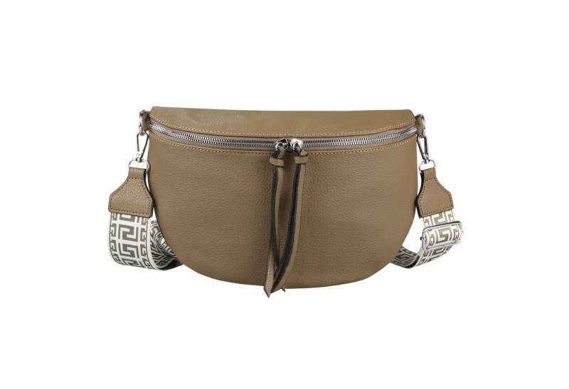 ITALYSHOP24 Bauchtasche Damen Brusttasche Gürteltasche CrossBody, Schultertasche, CrossOver, Umhängetasche, Hüfttasche von ITALYSHOP24