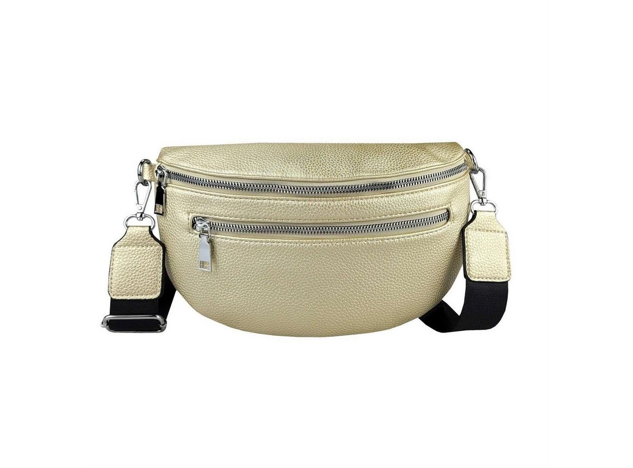 ITALYSHOP24 Bauchtasche Damen Gürteltasche Hüfttasche Bodybag Handytasche, als Schultertasche, CrossOver, Umhängetasche tragbar von ITALYSHOP24