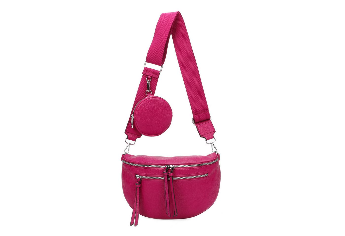 ITALYSHOP24 Schultertasche Damen Gürteltasche Umhängetasche CrossBody Schultertasche CrossOver, Brusttasche, Hüfttasche, Bodybag, Muster Taschengurt, leicht Gewicht von ITALYSHOP24