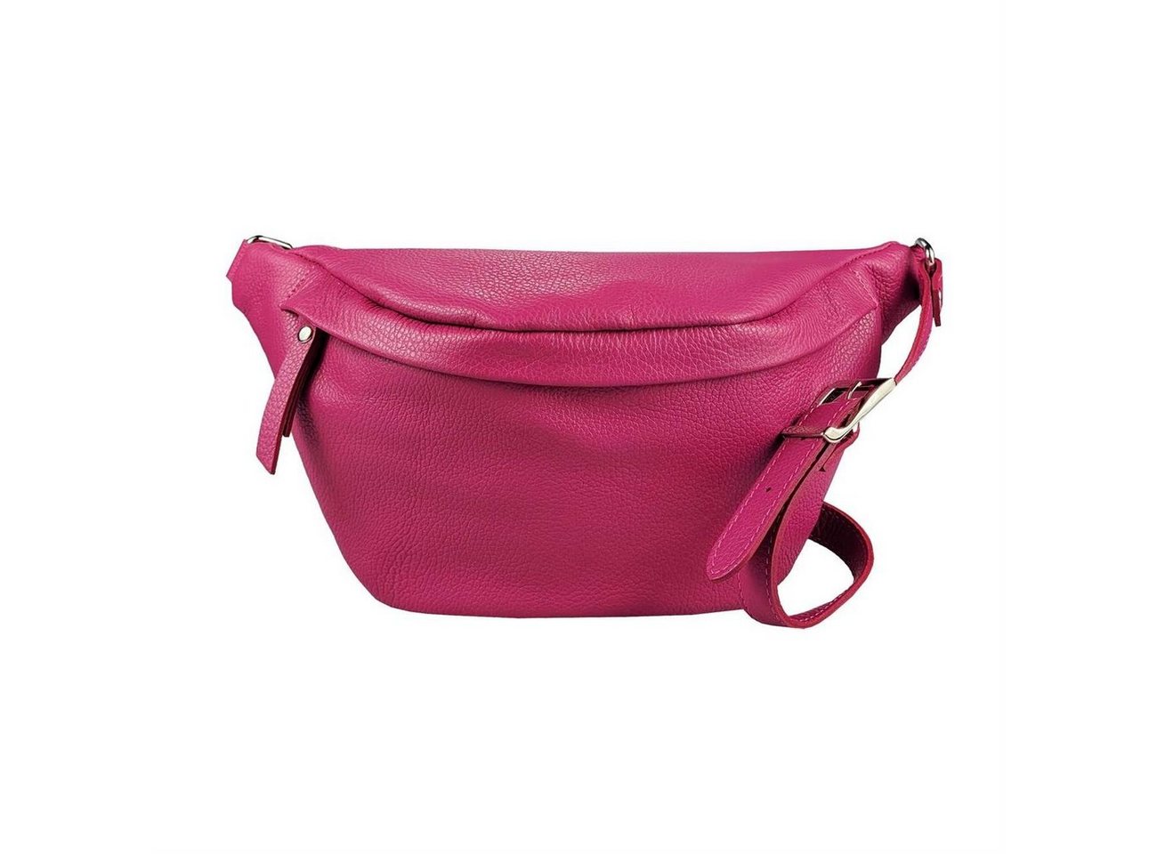 ITALYSHOP24 Bauchtasche Damen Leder Gürteltasche Hüfttasche CrossBody Brusttasche, als Schultertasche, Bodybag, Umhängetasche tragbar von ITALYSHOP24