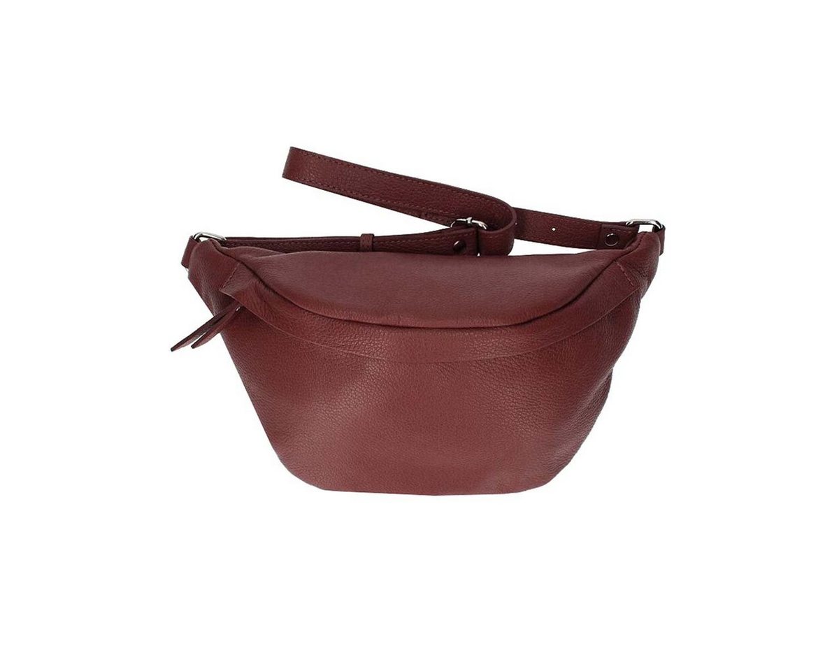 ITALYSHOP24 Bauchtasche Damen Leder Gürteltasche Hüfttasche CrossBody Brusttasche, als Schultertasche, Bodybag, Umhängetasche tragbar von ITALYSHOP24