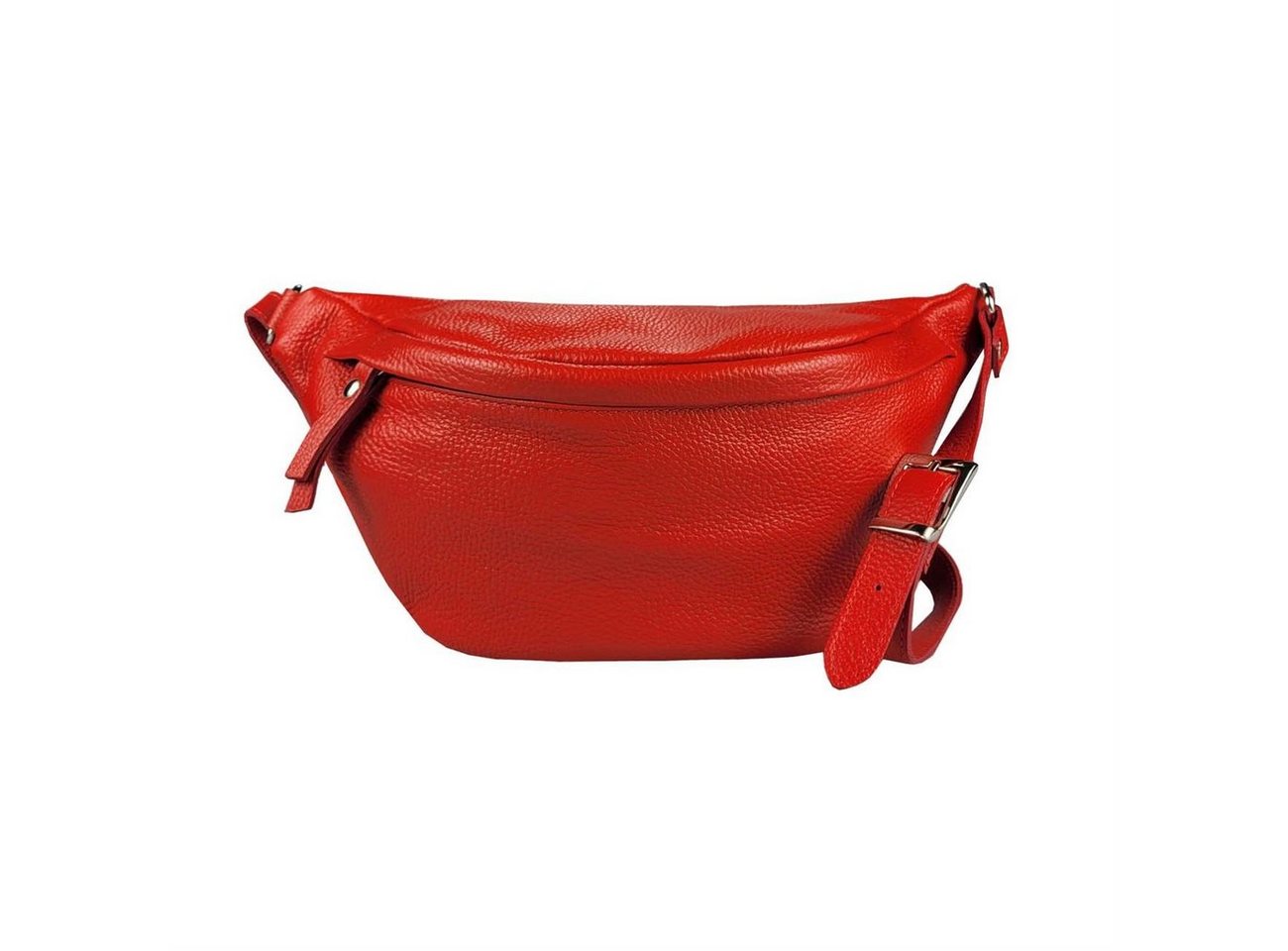 ITALYSHOP24 Bauchtasche Damen Leder Gürteltasche Hüfttasche CrossBody Brusttasche, als Schultertasche, Bodybag, Umhängetasche tragbar von ITALYSHOP24