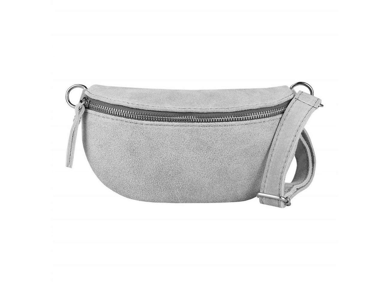 ITALYSHOP24 Bauchtasche Damen Leder Gürteltasche Hüfttasche CrossBody Handytasche, als Schultertasche, CrossOver, Umhängetasche tragbar von ITALYSHOP24