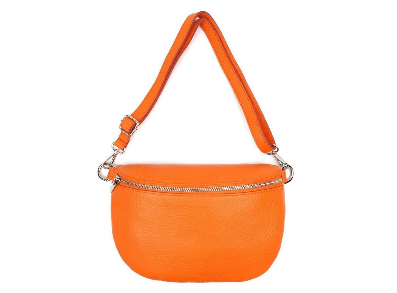 ITALYSHOP24 Bauchtasche Damen Leder Gürteltasche Hüfttasche CrossBody Handytasche, als Schultertasche, CrossOver, Umhängetasche tragbar von ITALYSHOP24