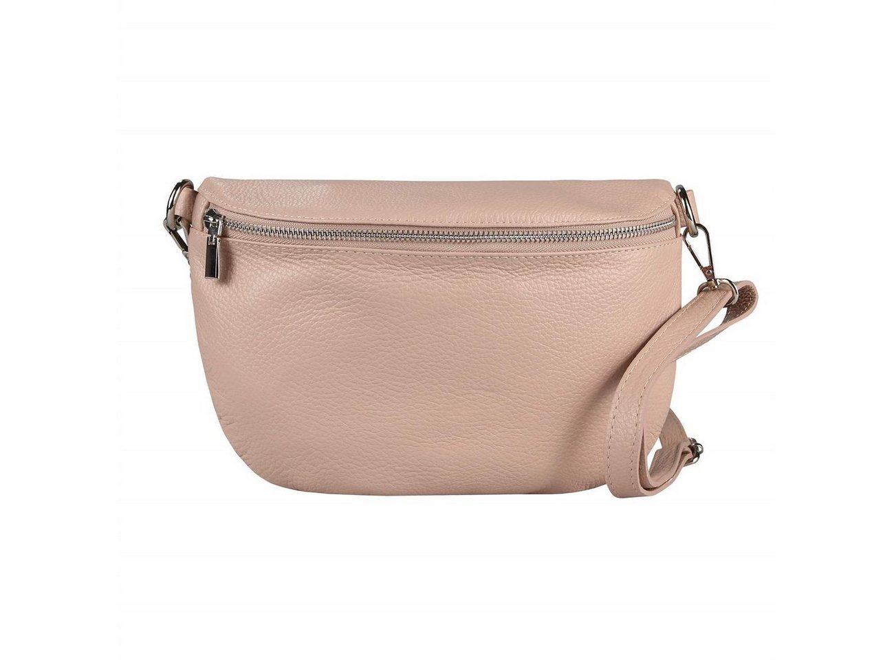 ITALYSHOP24 Bauchtasche Damen Leder Gürteltasche Hüfttasche CrossBody Handytasche, als Schultertasche, CrossOver, Umhängetasche tragbar von ITALYSHOP24