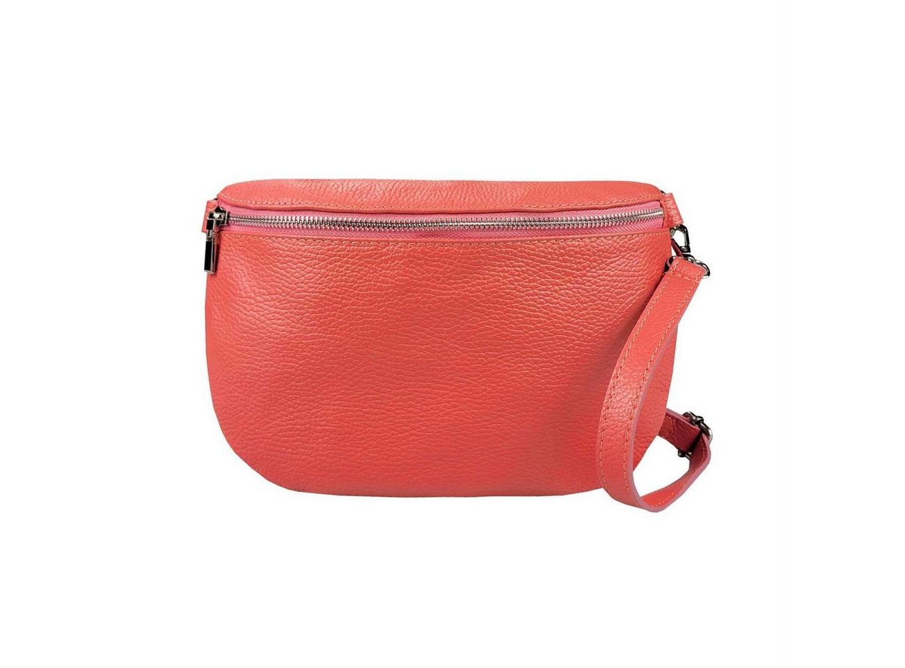 ITALYSHOP24 Bauchtasche Damen Leder Gürteltasche Hüfttasche CrossBody Handytasche, als Schultertasche, CrossOver, Umhängetasche tragbar von ITALYSHOP24